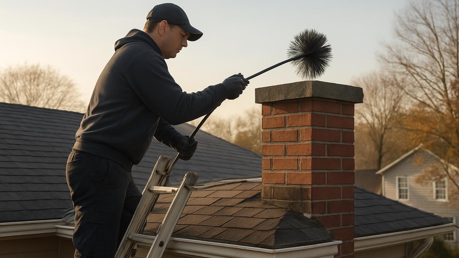 Practical chimney sweep & inspection in Bala Cynwyd